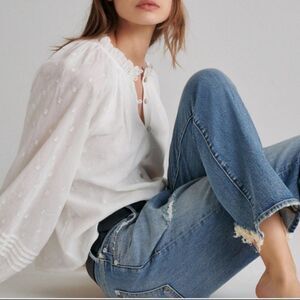 Cleobella Textured Blouse Top